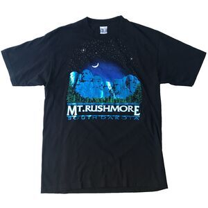 Vintage 90's Mt Rushmore South Dakota T shirt Size L